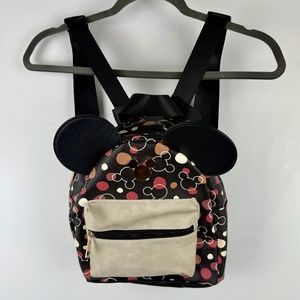 Disney Mickey Mouse NWOT Mini Backpack with‎ Ears - multicolor, Loungefly Style.